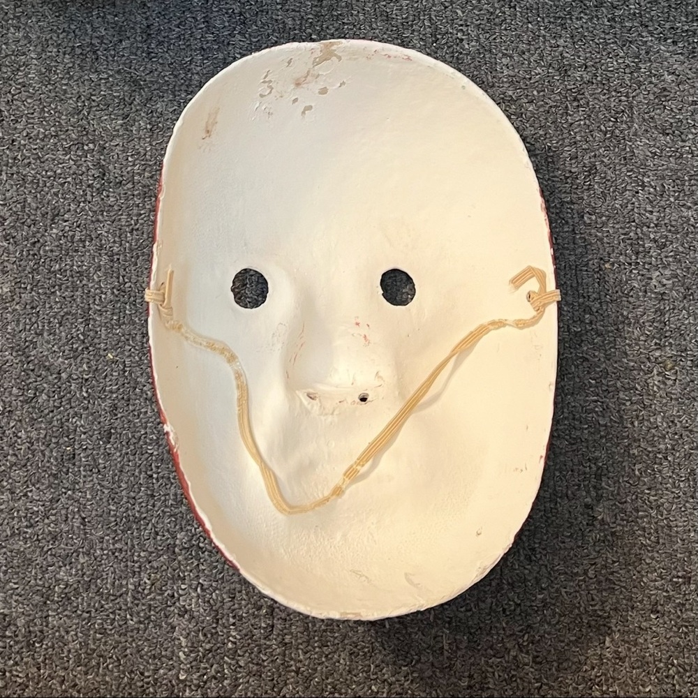 Vintage Hand painted  Paper Mache Asian/Chinese Mask - Picture 14 of 15